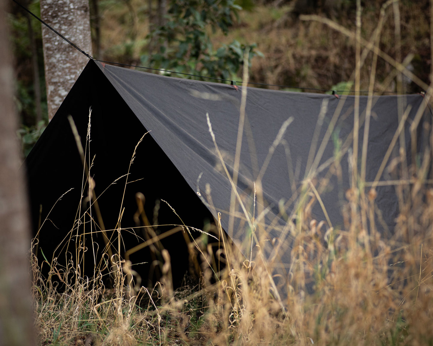 Traditional bushcraft oilskin canvas tarp (3 sizes) - Kohutt™ | Threadworks