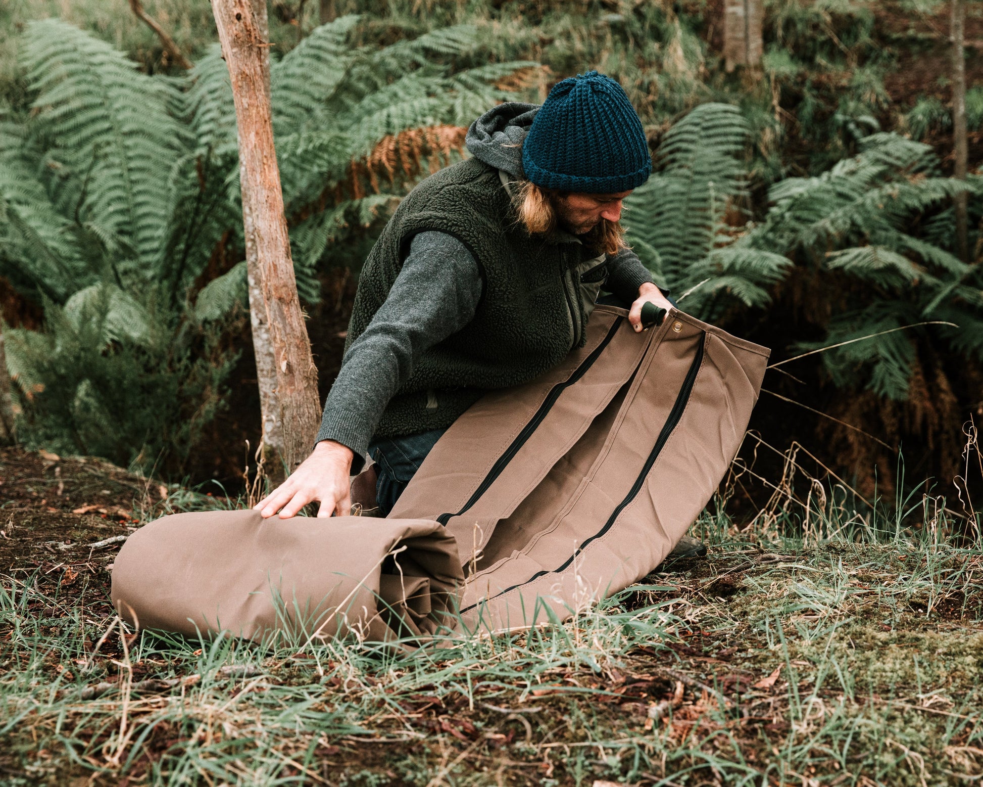 Western Tiers Canvas Bedroll - Kohutt™