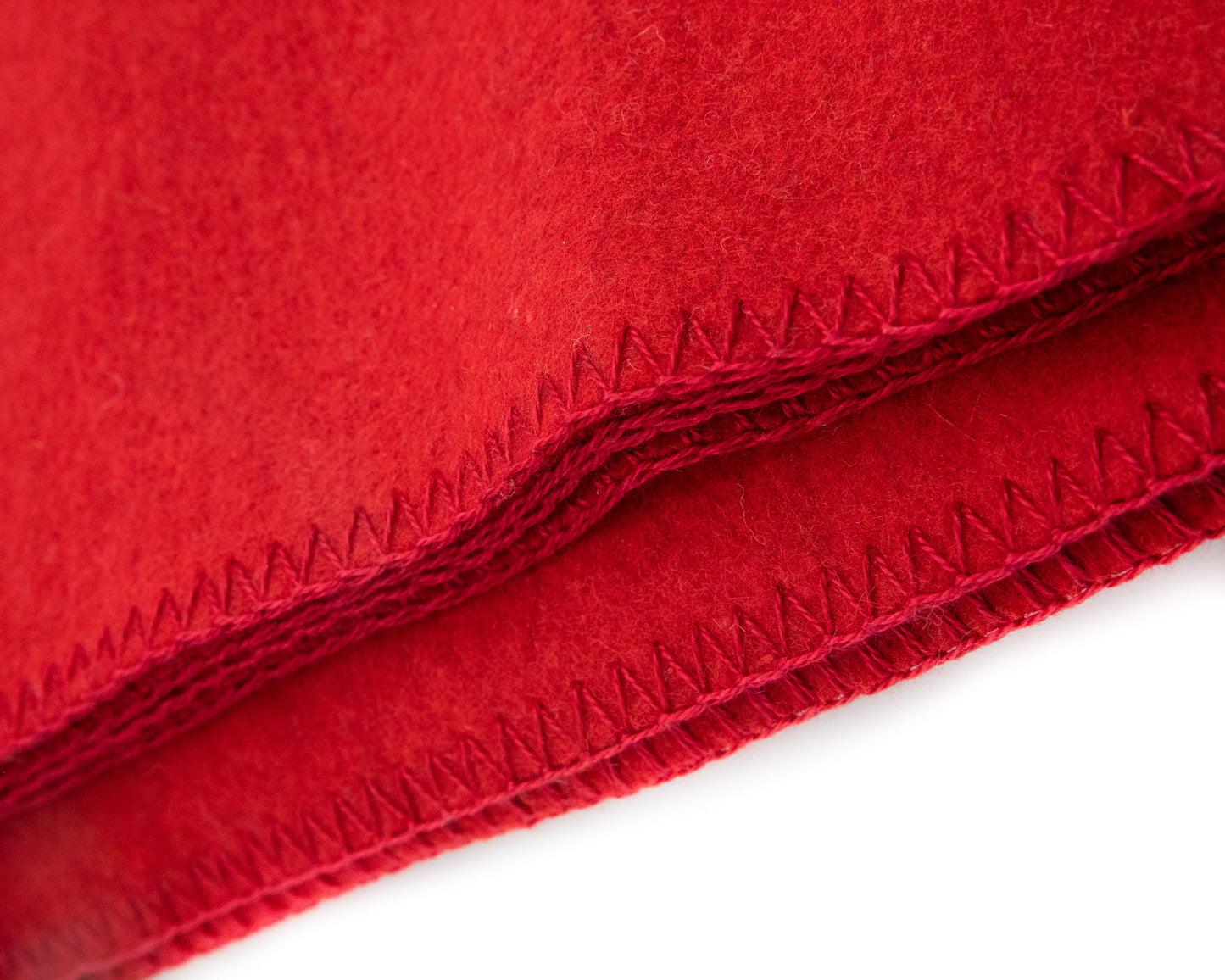 Australian made wool army blanket in crimson red - Kohutt™ - made in Tasmania