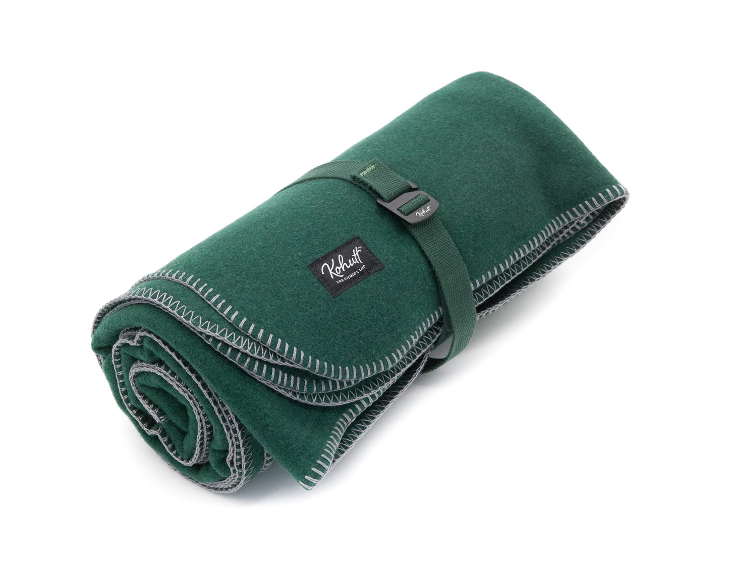 Australian made wool army blanket in emerald sea - Kohutt™ - made in Tasmania