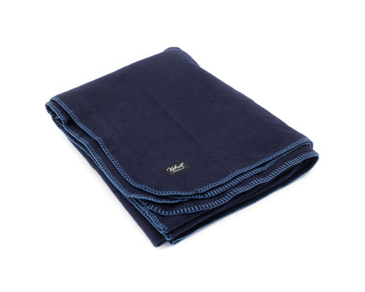 Australian made wool army blanket in navy ocean - Kohutt™ - made in Tasmania