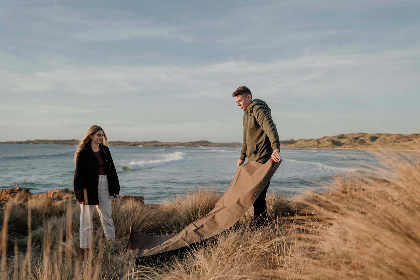 Canvas field rug / ground mat in kelp brown | READY TO SHIP WITHOUT LEAD TIME.
-&gt; View full range of field rugs and blankets 
Australian made, no-compromise outdoor field rug / utility blanket. Built in Austr | Canvas field rug / ground mat - Kohutt™ | Borne of the Sea