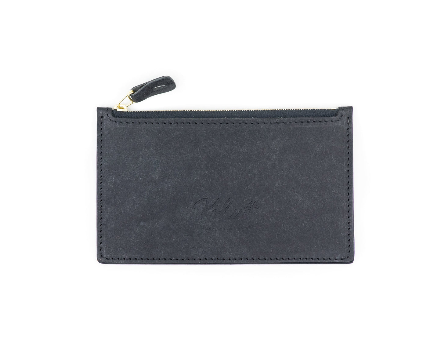 Flat leather field pouch - Kohutt™ | Borne of the Sea