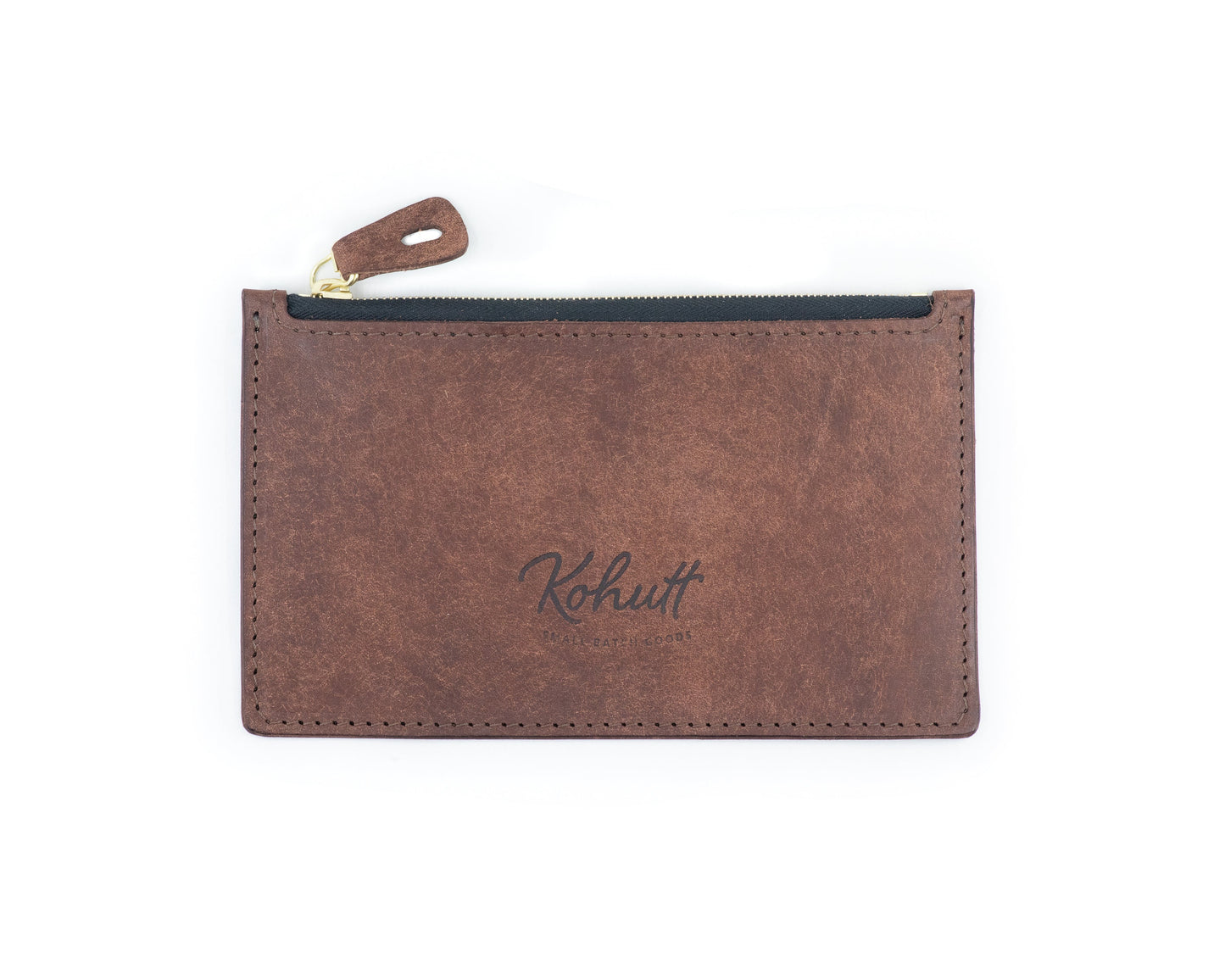 Flat leather field pouch - Kohutt™ | Borne of the Sea