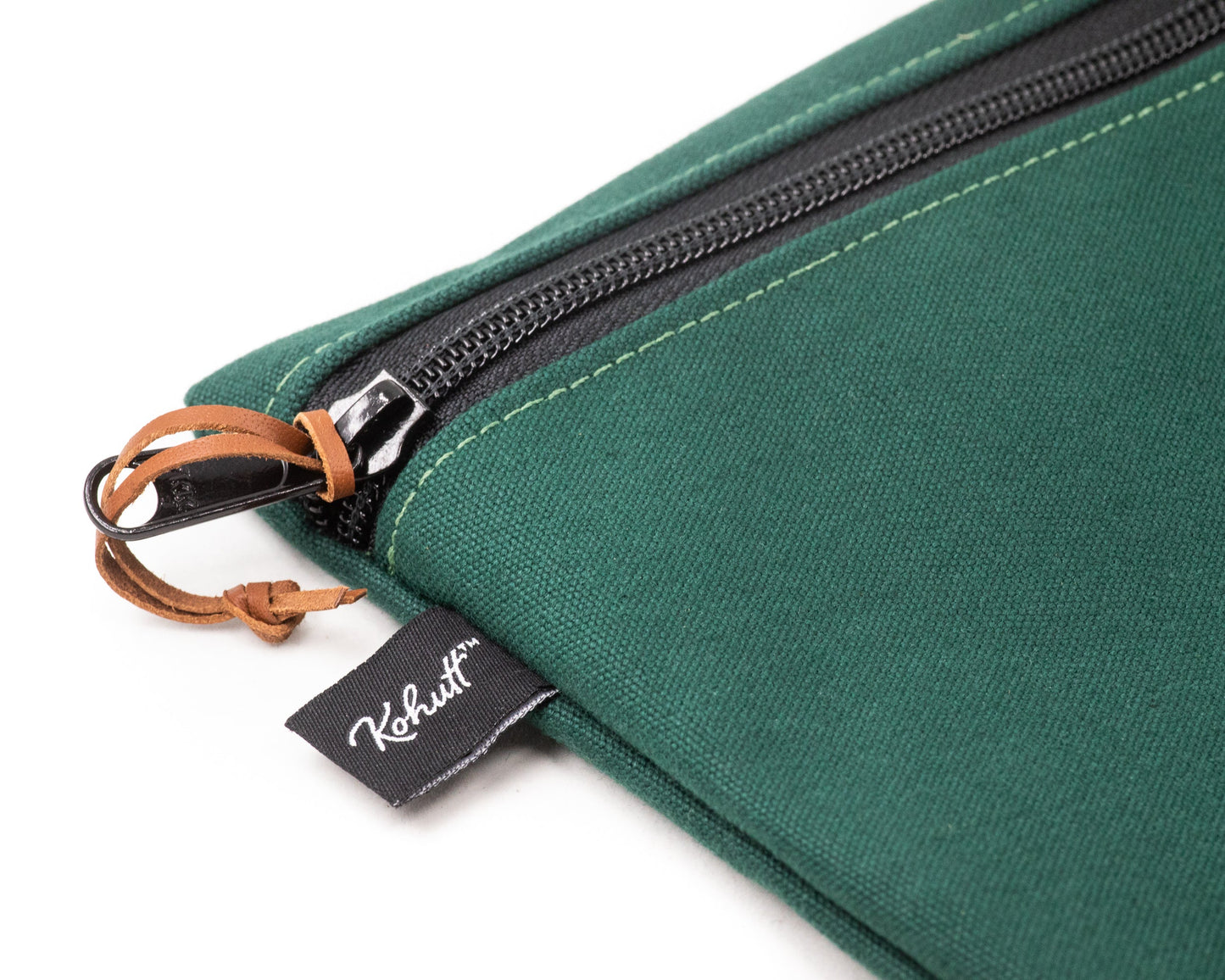 Heritage green canvas field zipper travel pouch | READY TO SHIP WITH NO LEADTIME
A general purpose EDC (everyday carry) field pouch, designed for carrying tools, utensils, travel documents/passports, digital devices | Heritage green canvas field zipper travel pouch - Kohutt™ | Borne of the Sea