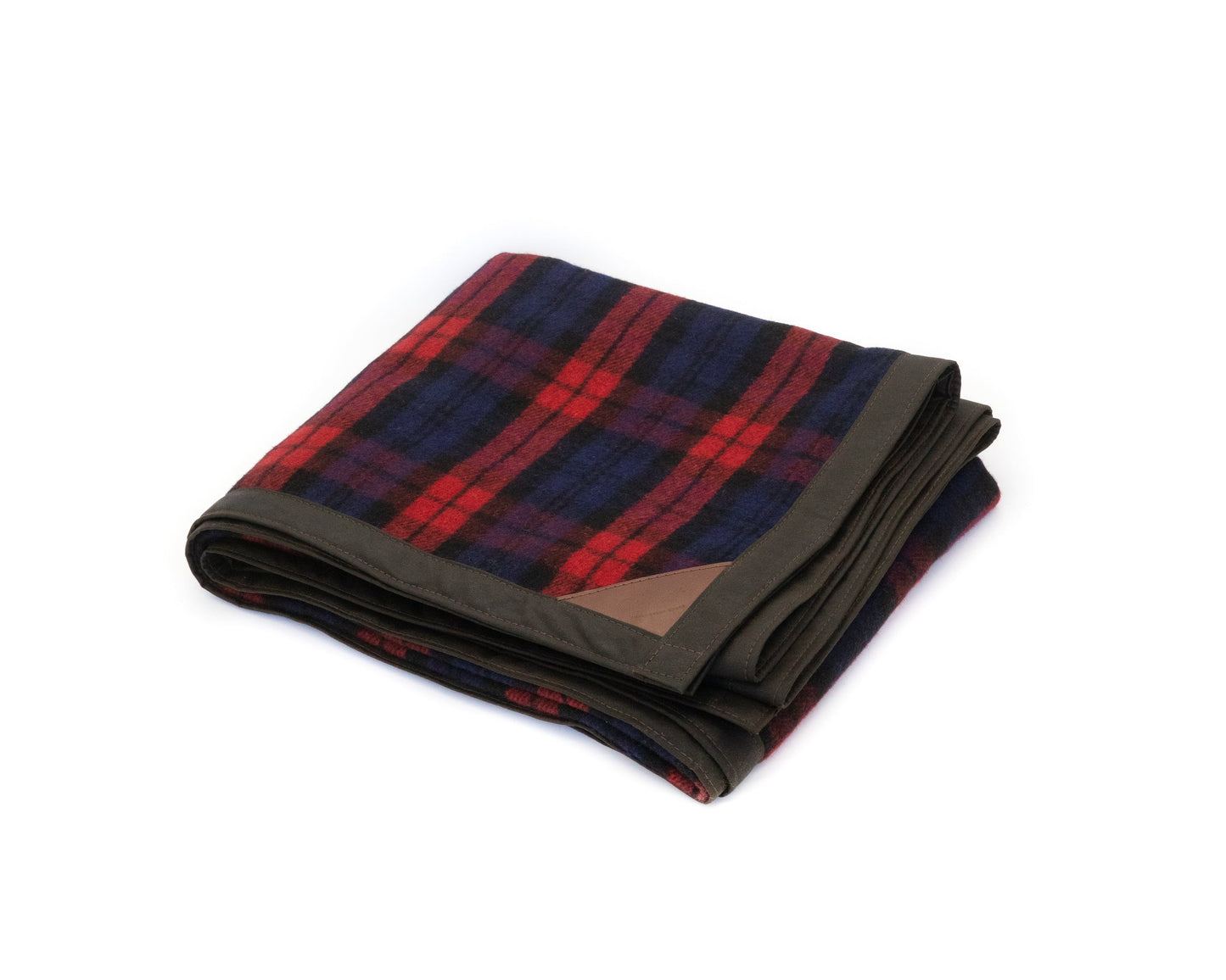 Oilskin canvas & wool blanket in scarlet tartan | 
Oilskin canvas x Wool

View other colours &amp; variants here
Our rugged oilskin and wool mariners blanket / ground cloth, is designed to keep you warm and dry whil | Oilskin canvas & wool blanket - Kohutt™ | Borne of the Sea